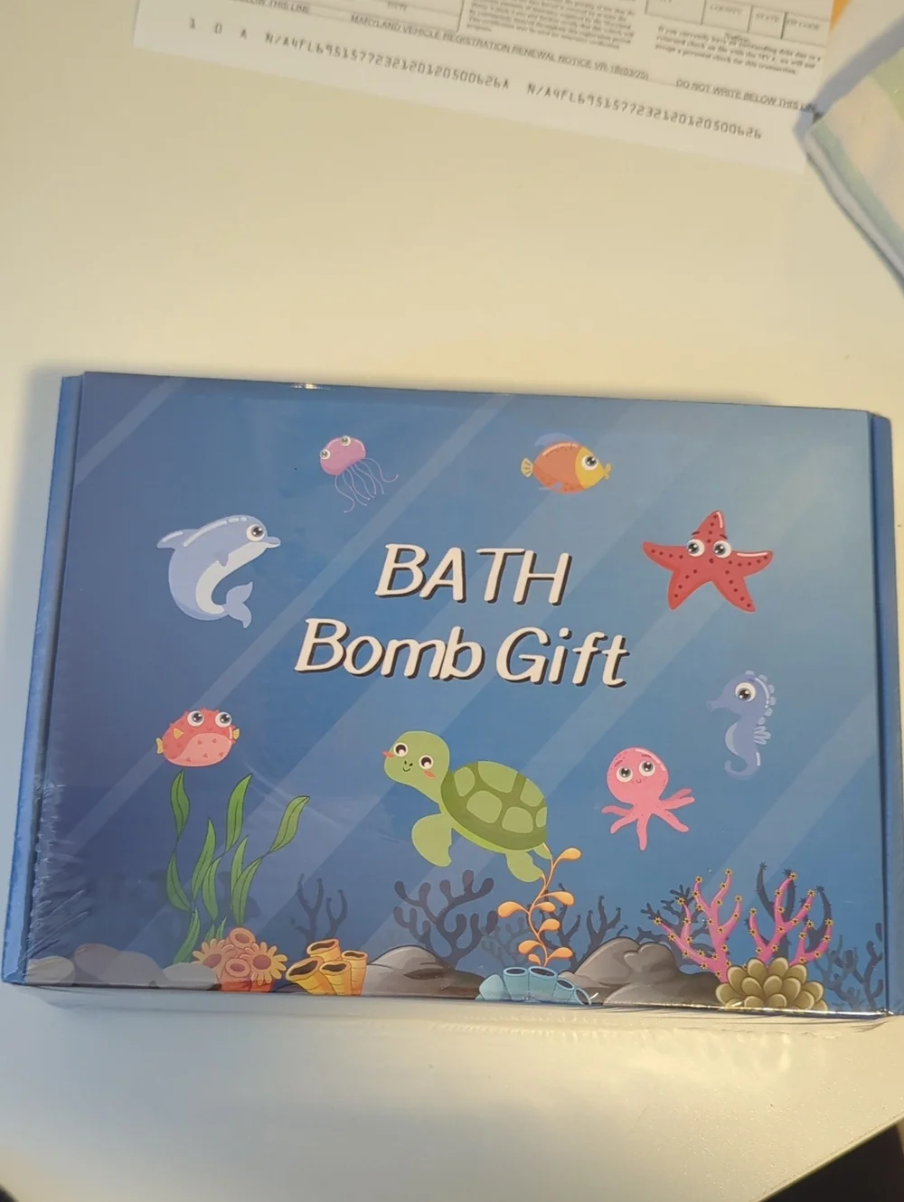 Viral Bath Bomb Gift Set - Blue Ocean Design